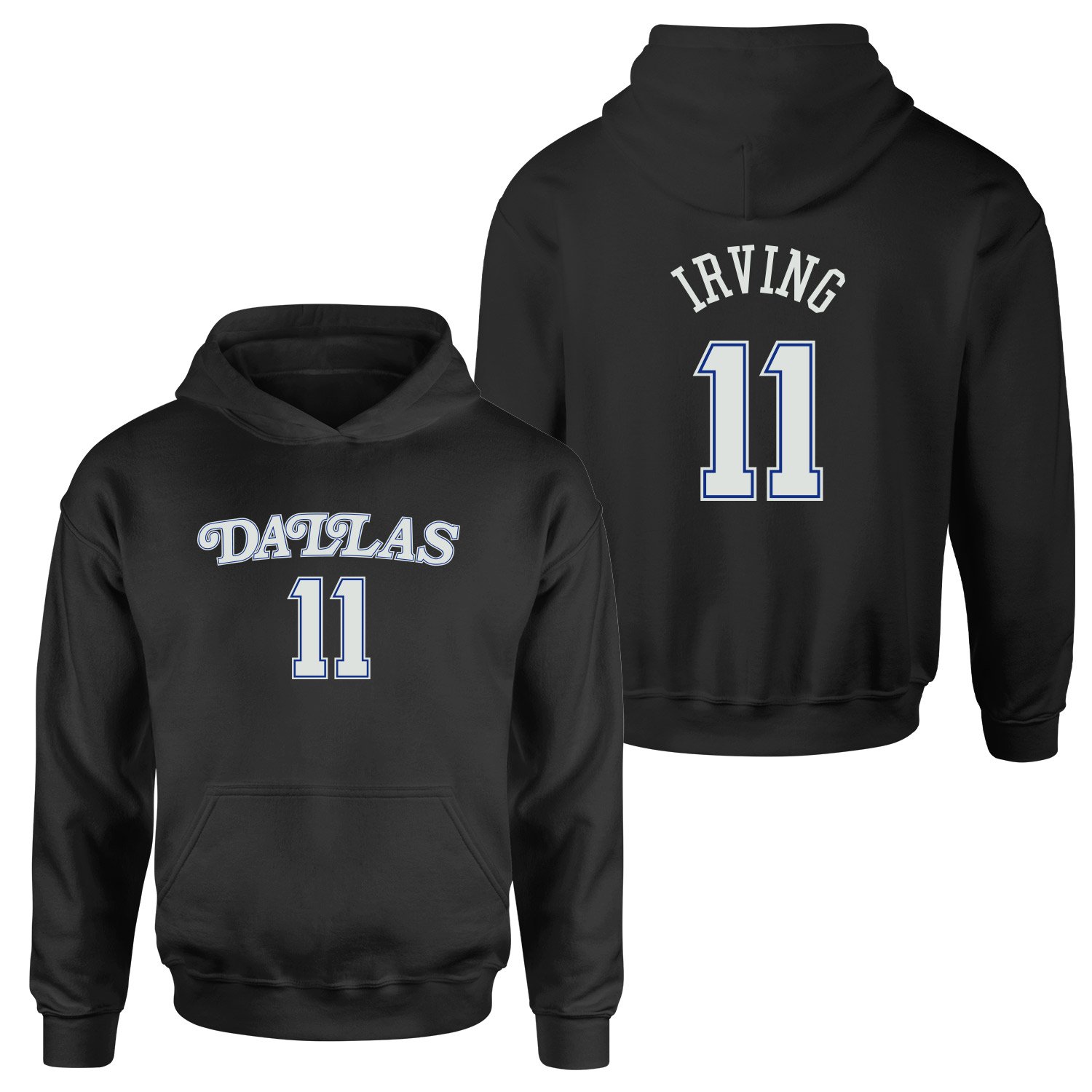 Kyrie Irving 11 Dallas Forma Hoodie XXL - Siyah