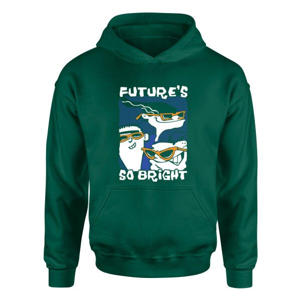 Future’s So Bright | Ed, Edd n Eddy Hoodie M - Nefti Yeşili