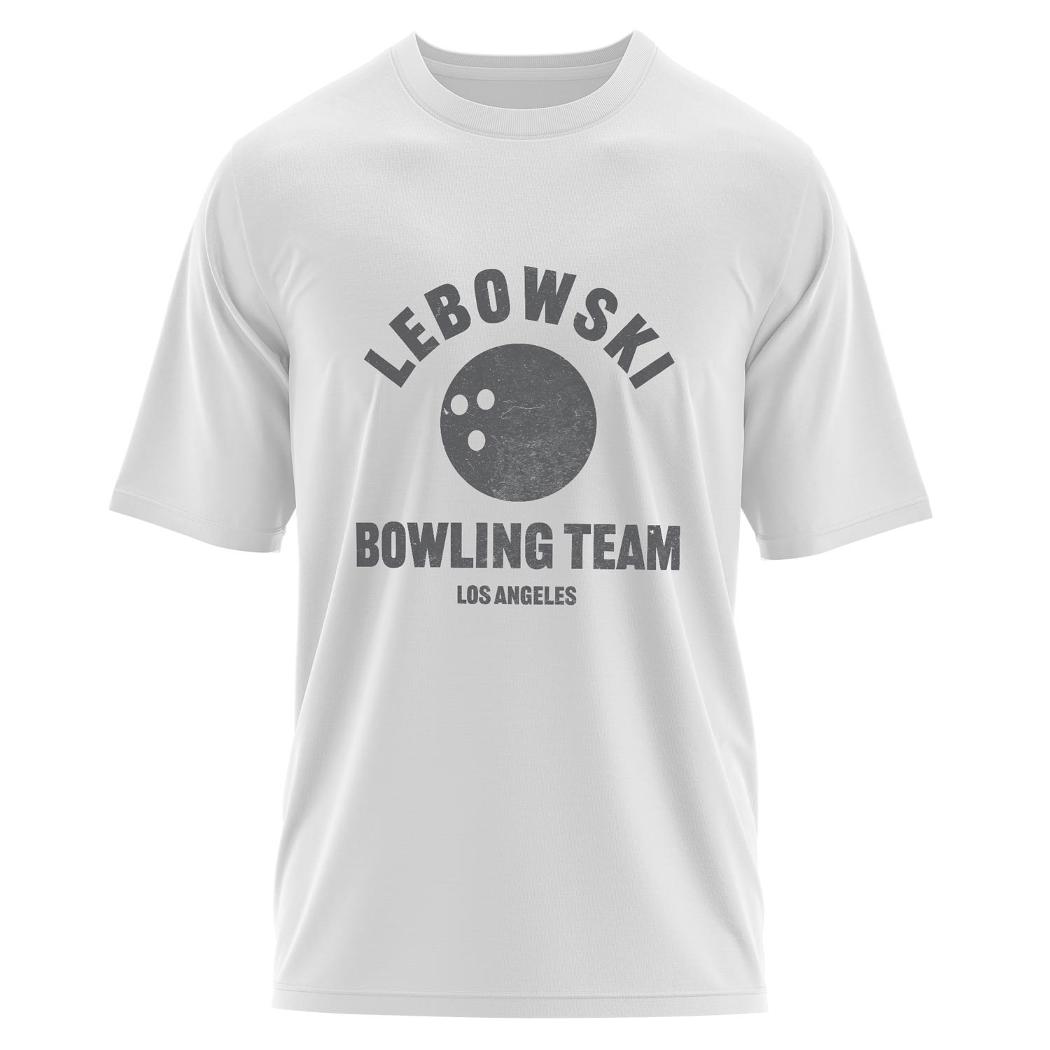 Lebowski Bowling Team Oversize Tişört L - Beyaz