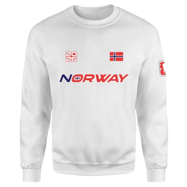 Norveç 2026 Sweatshirt L - Beyaz