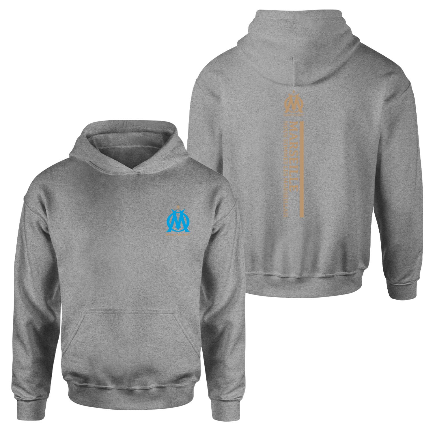 Olympique Marseille Hoodie XL - Gri