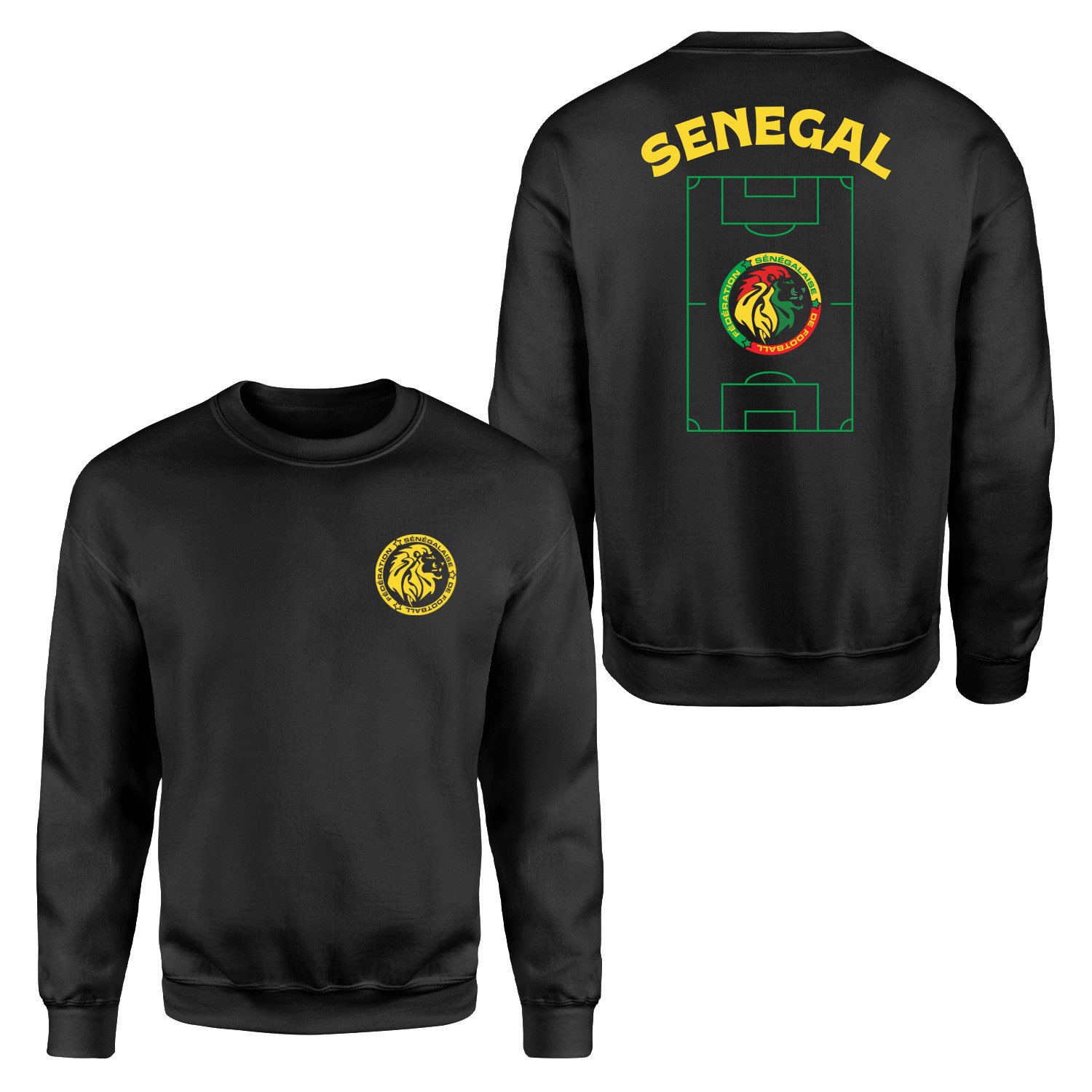 Senegal Dünya Kupası 2026 Sweatshirt S - Siyah