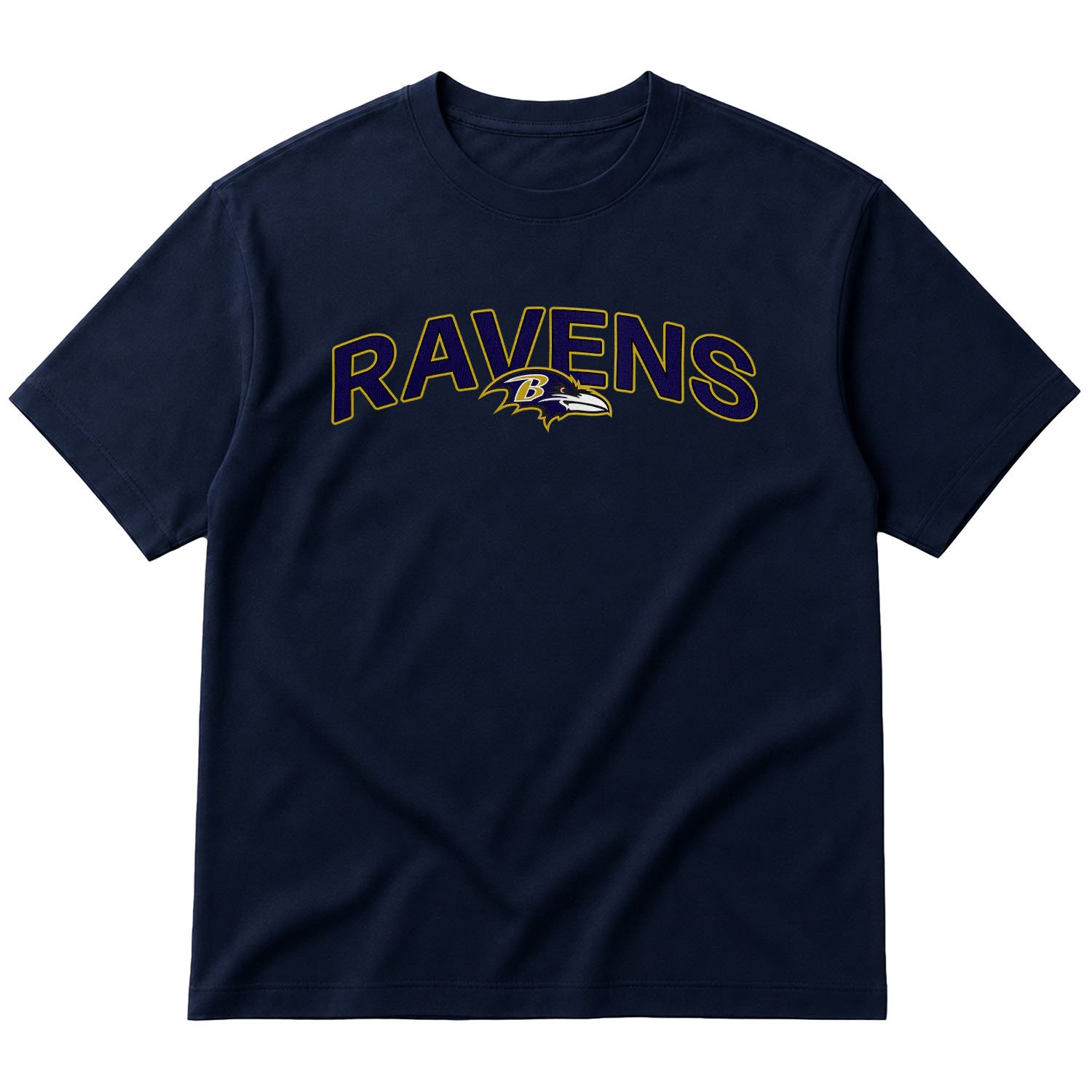 Ravens B Oversize Tişört XL - İndigo Mavisi