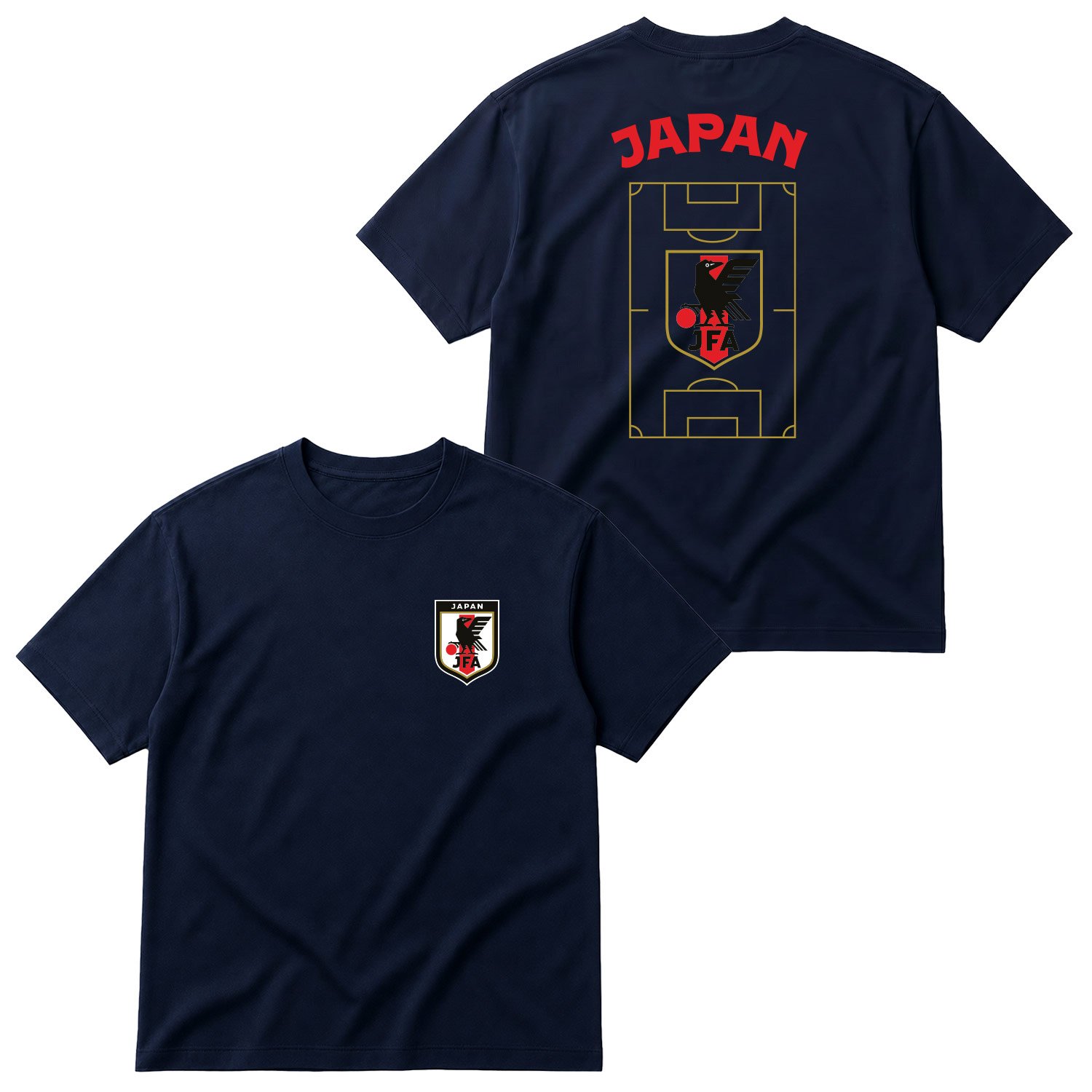 Japonya Dünya Kupası 2026 Oversize Tişört S - İndigo Mavisi