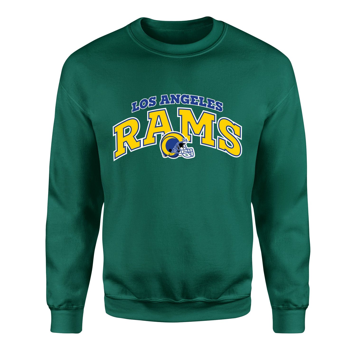 Los Angeles RAMS Arch Sweatshirt S - Nefti Yeşili