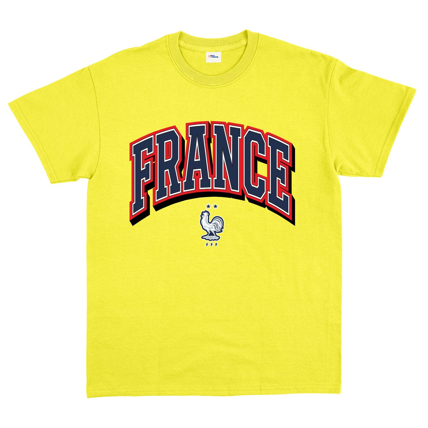 Fransa 2026 Varsity Tişört S - Sarı
