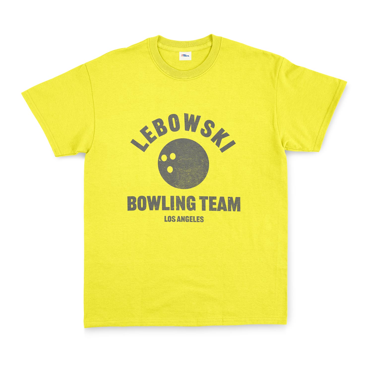 Lebowski Bowling Team Tişört L - Sarı
