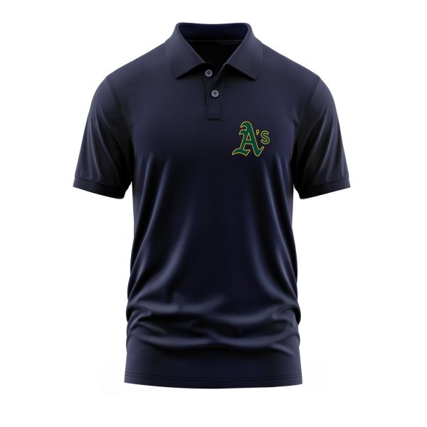 Oakland Athletics Polo Tişört L - İndigo Mavisi