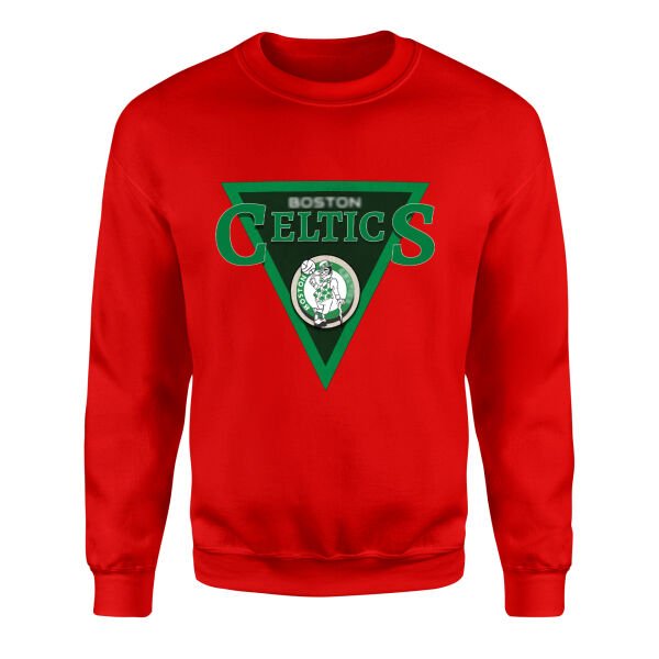 Boston V Sweatshirt M - Kırmızı
