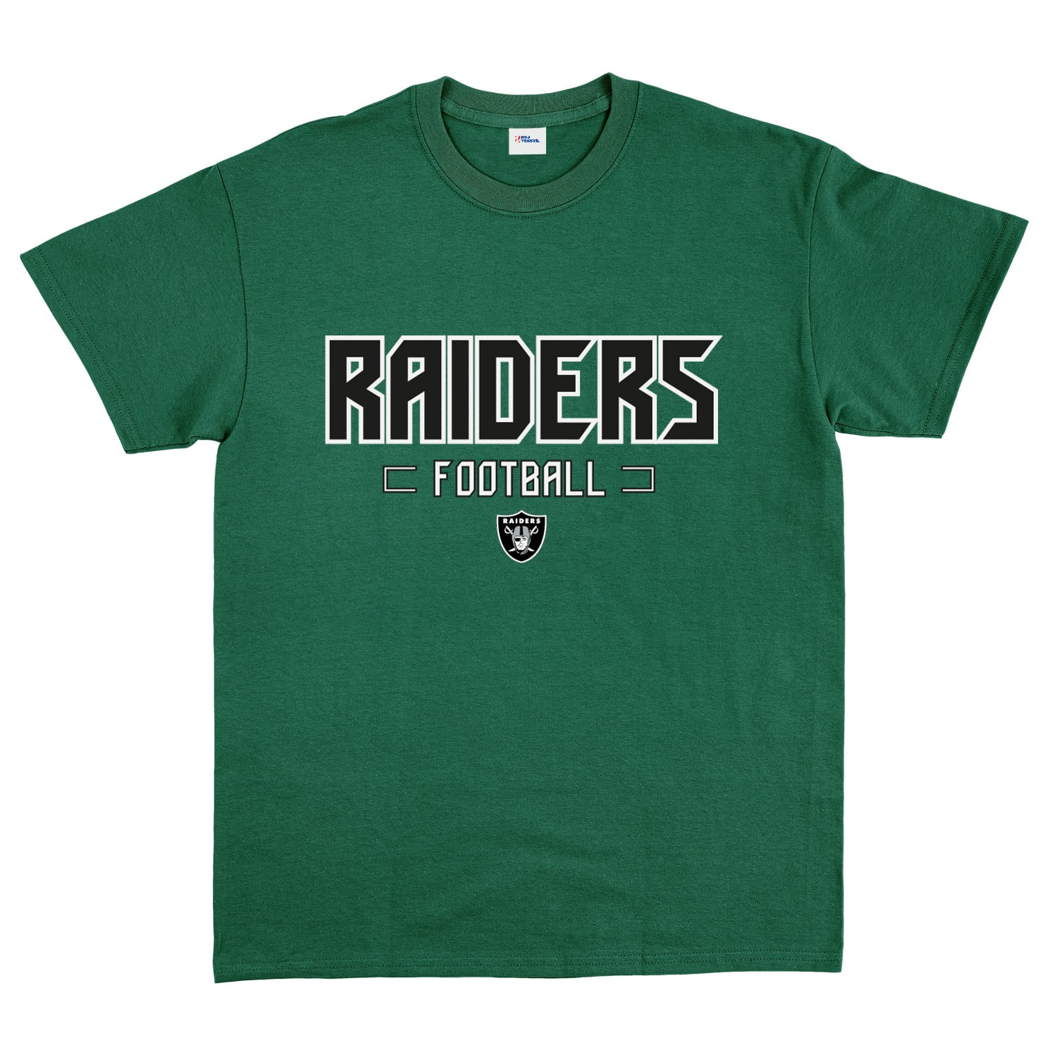 Las Vegas Raiders Football Tişört L - Nefti Yeşili