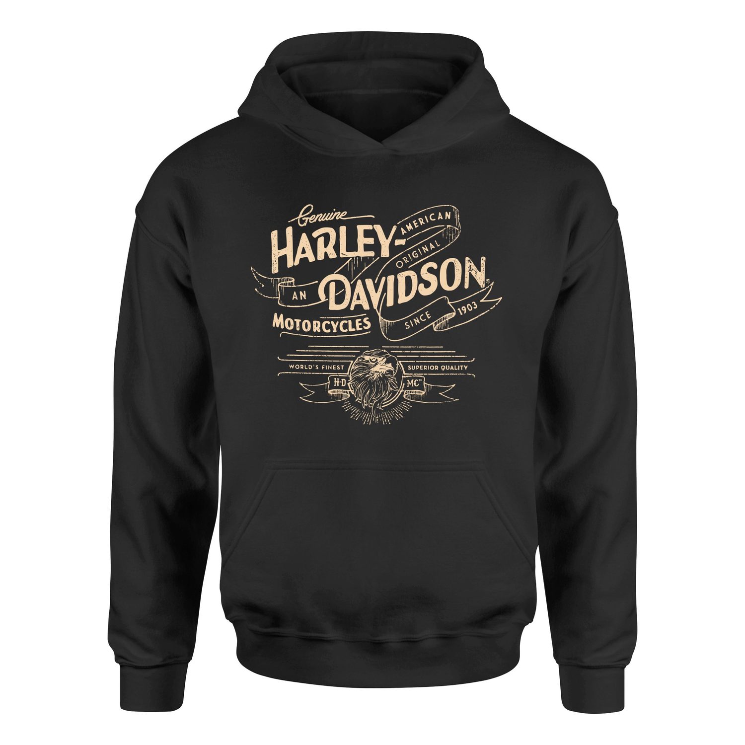 Harley-Davidson XI Hoodie XL - Siyah