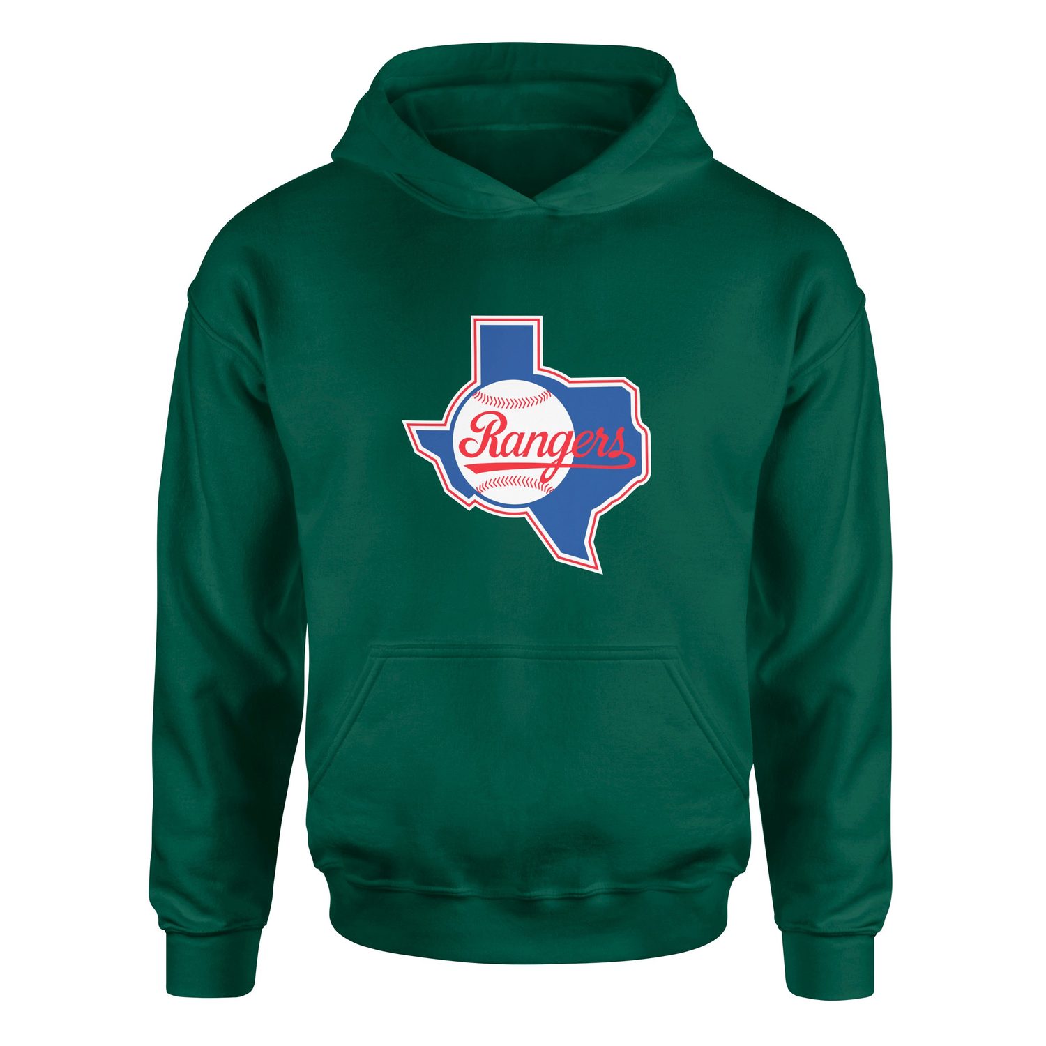 Rangers, TX Hoodie M - Nefti Yeşili