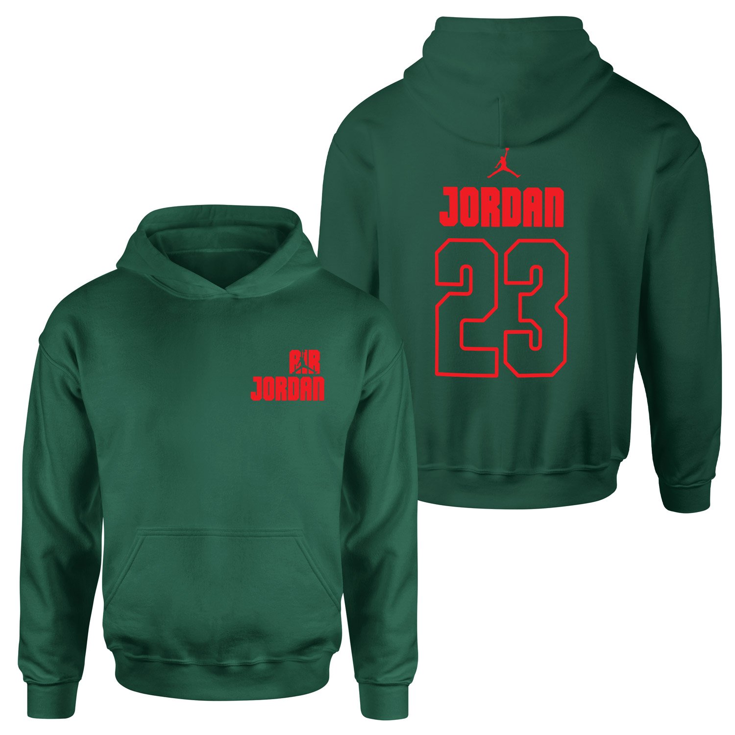 Air Jordan Block 23 Hoodie S - Nefti Yeşili