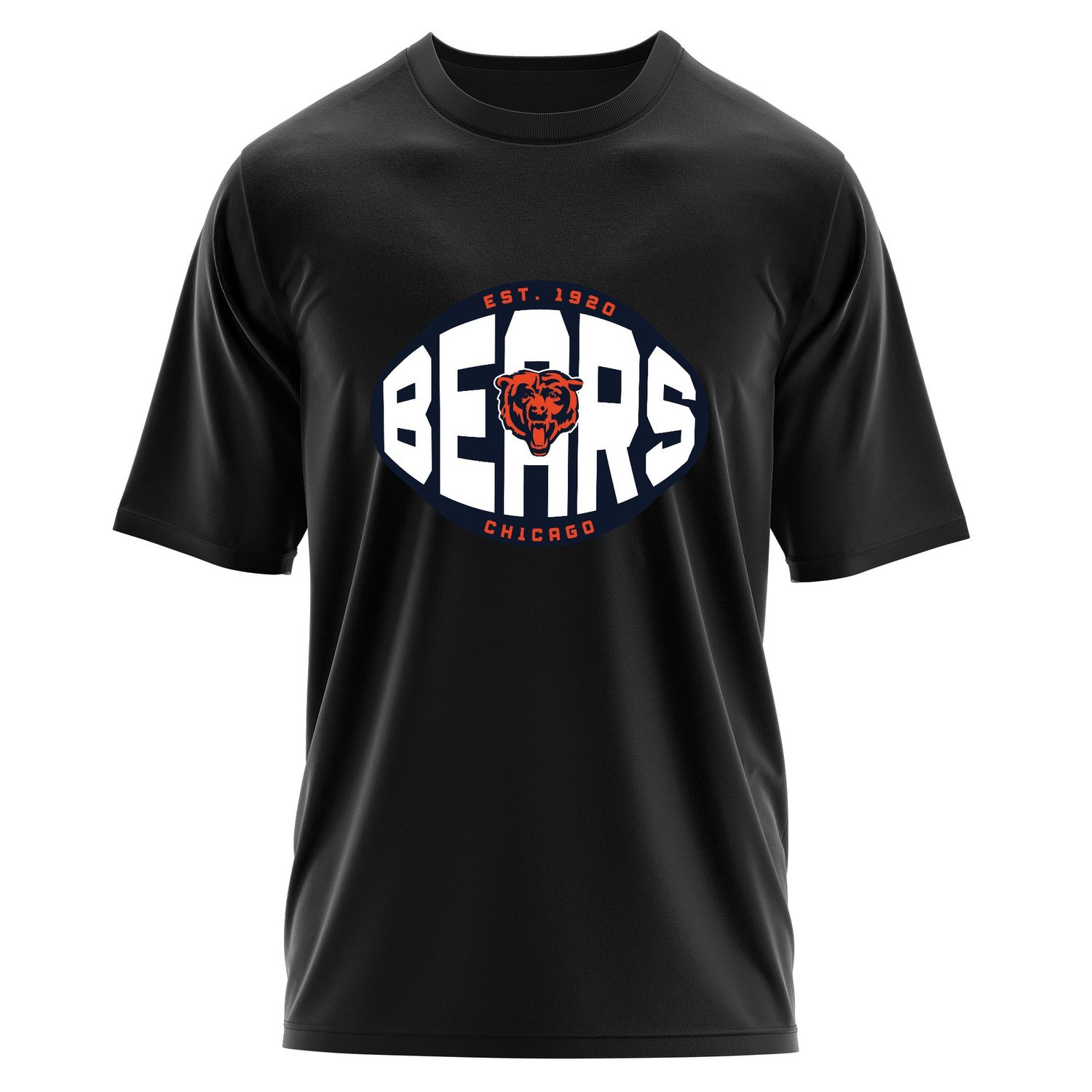 Chicago Bears Defence Oversize Tişört S - Siyah