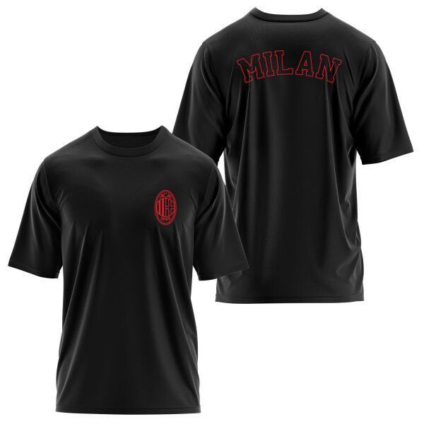 Sempre Milan Oversize Tişört M - Siyah