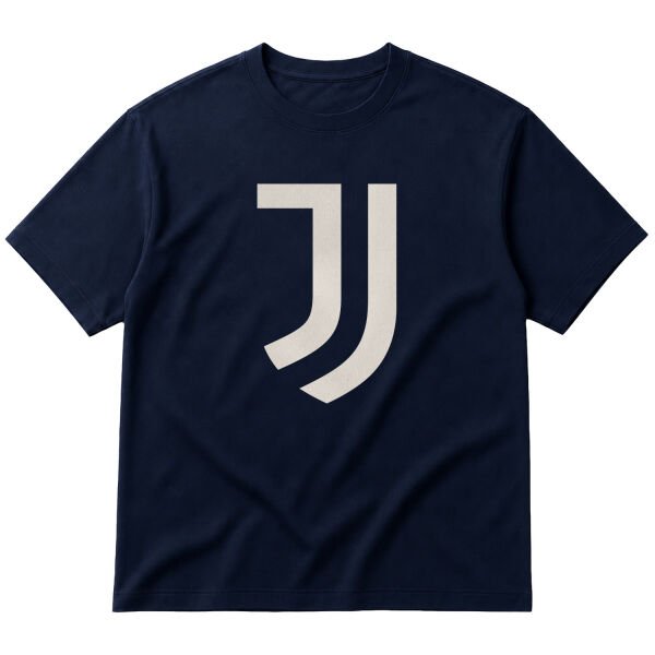Juventus Big Oversize Tişört M - İndigo Mavisi