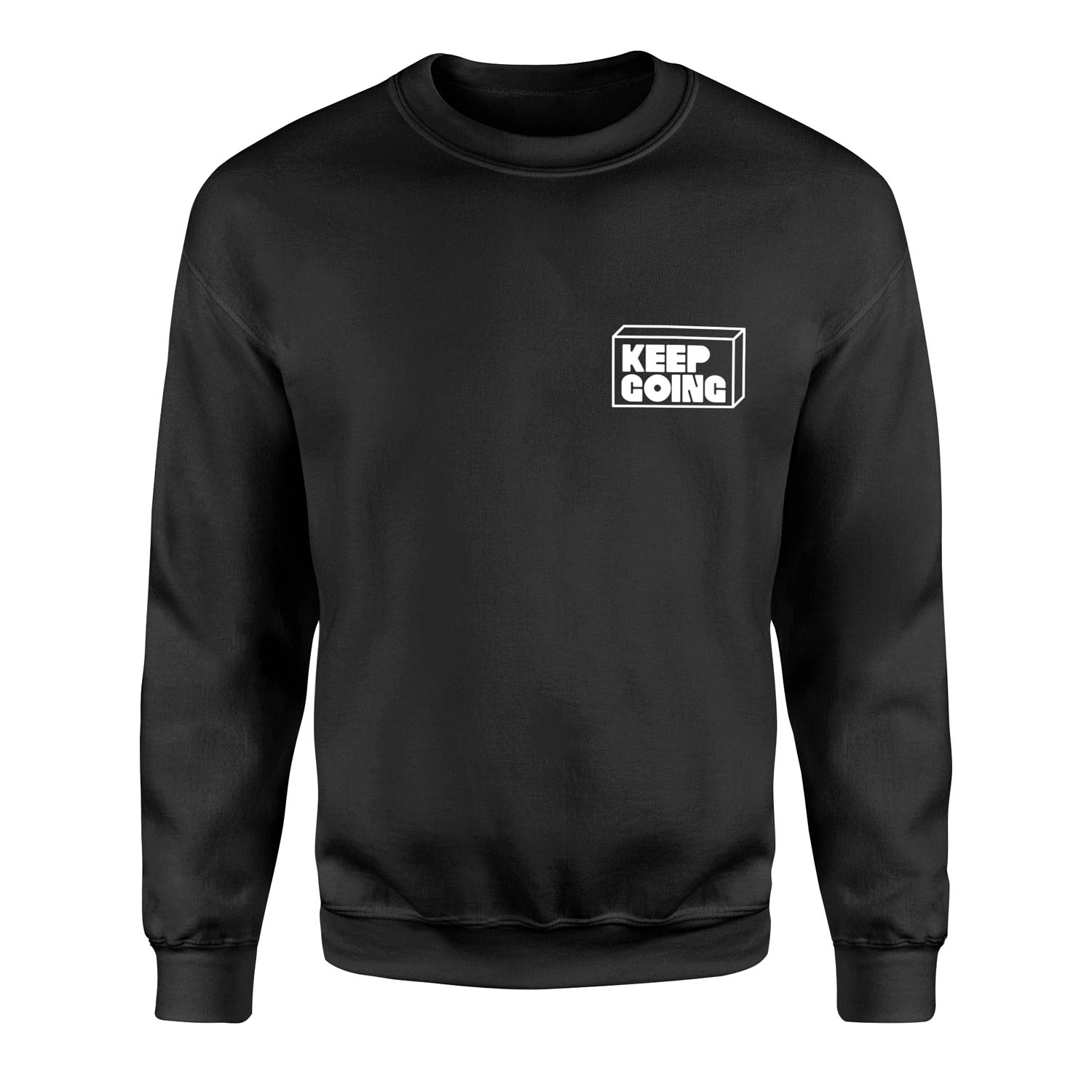 Keep Going Sweatshirt S - Siyah