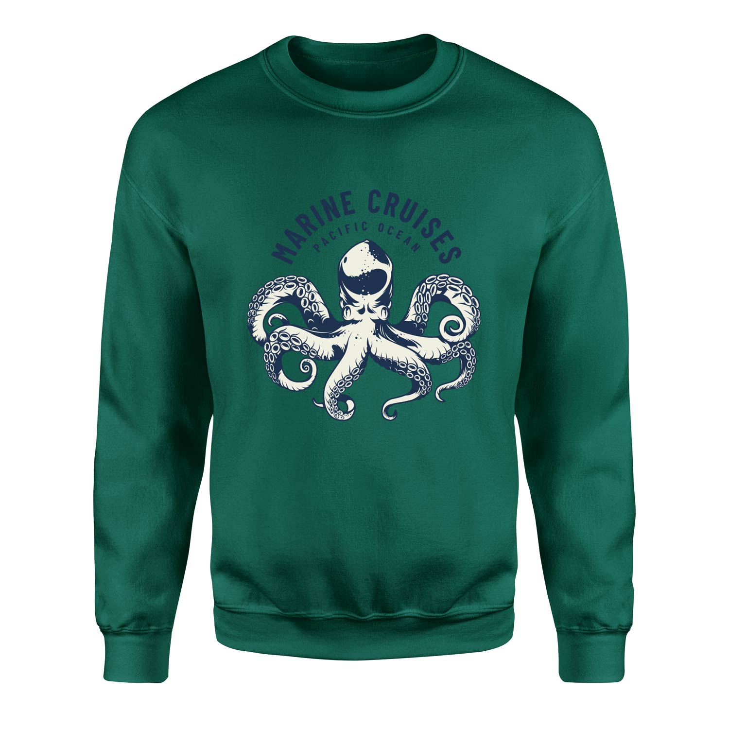 Marine Cruises Pacific Denizci Sweatshirt L - Nefti Yeşili