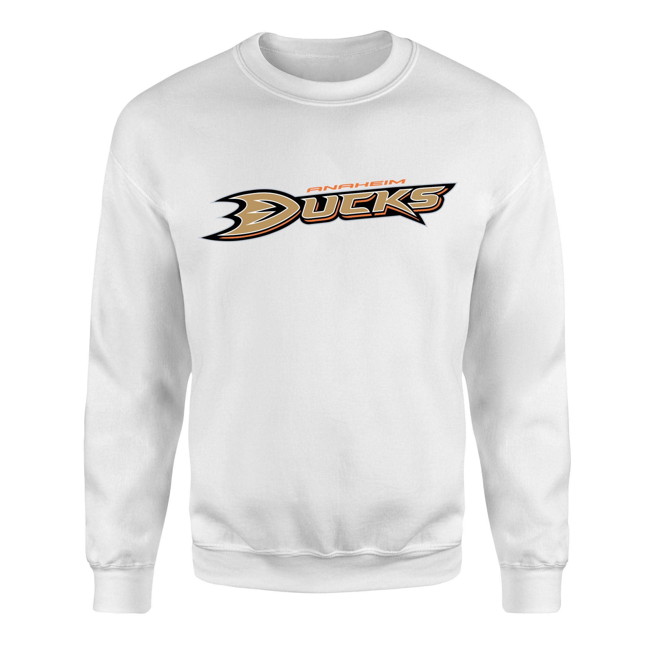 Anaheim Ducks Sweatshirt L - Beyaz