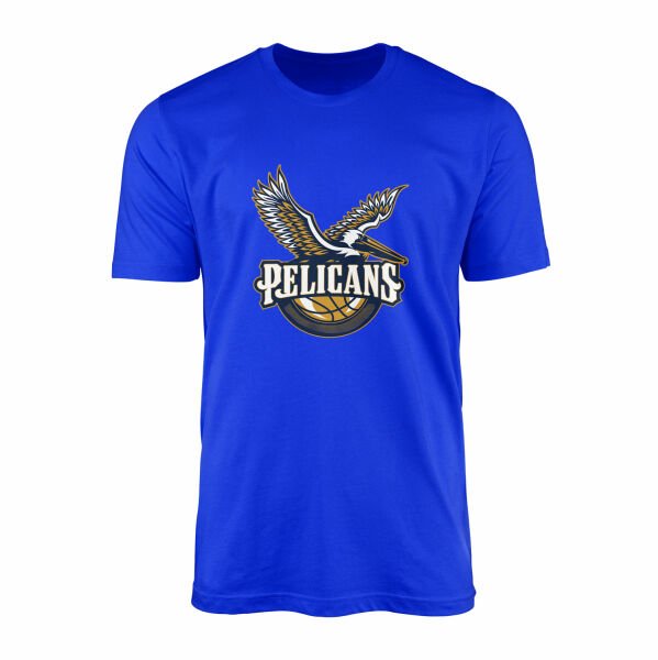 Pelicans Tişört XL - Mavi