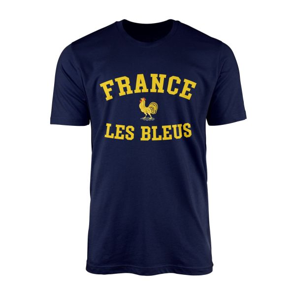 Les Bleus | Fransa G Tişört S - İndigo Mavisi