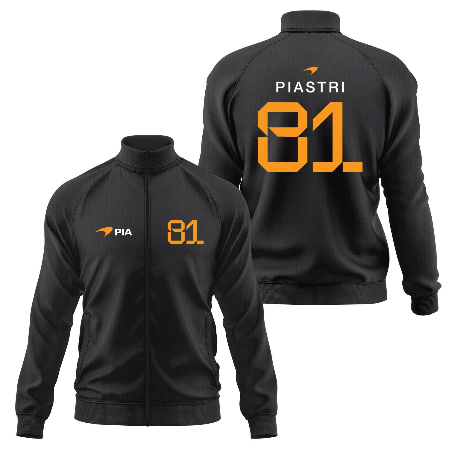 Oscar Piastri 81 Driver Basic Fermuarlı Sweatshirt