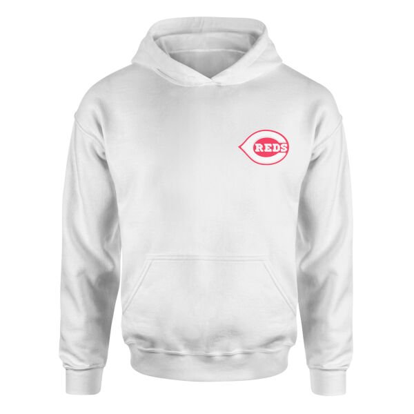 Cincinnati Reds Hoodie XL - Beyaz