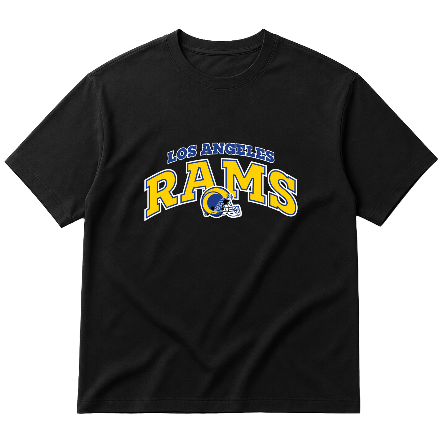 Los Angeles RAMS Arch Oversize Tişört S - Siyah