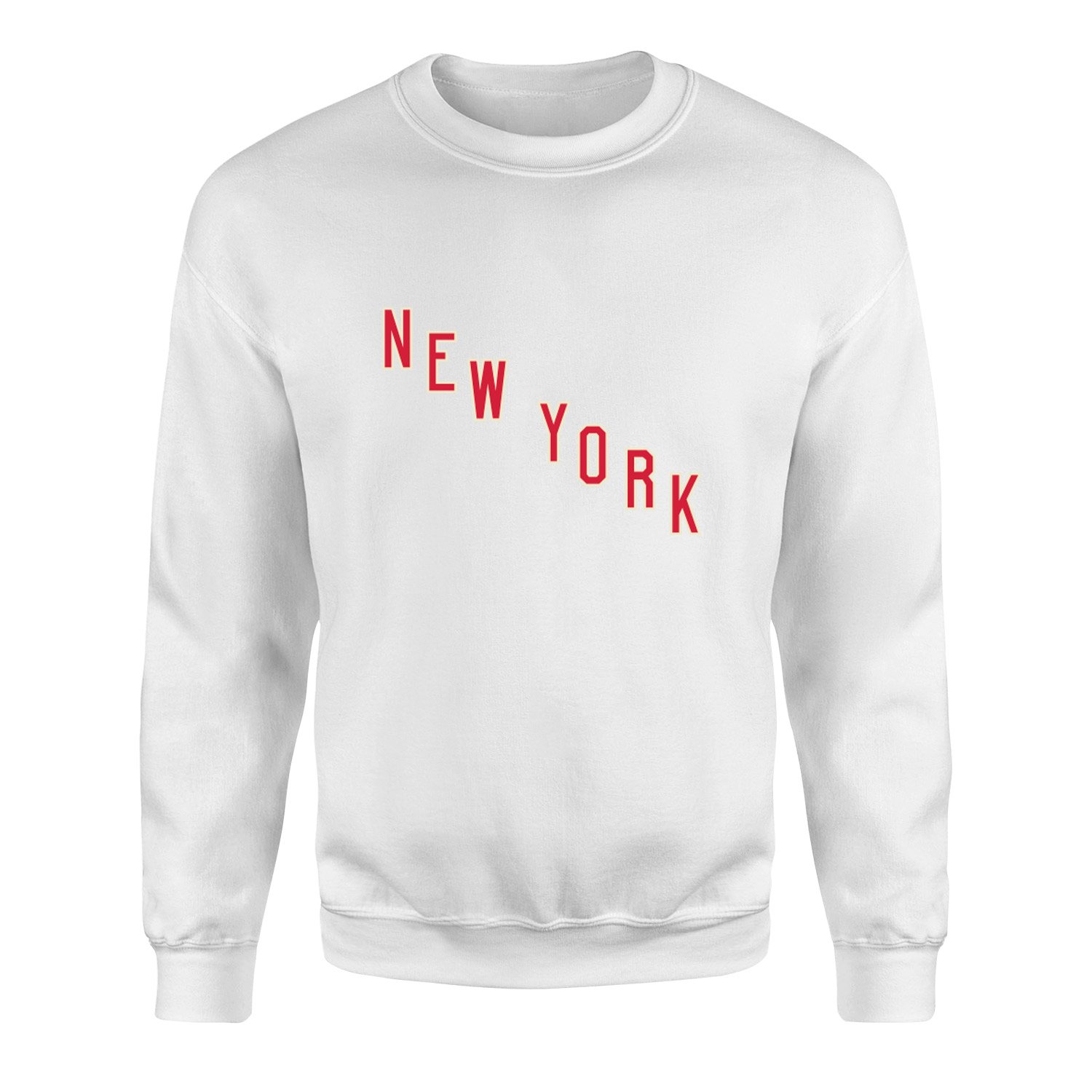 New York Rangers Shield Sweatshirt XXL - Beyaz