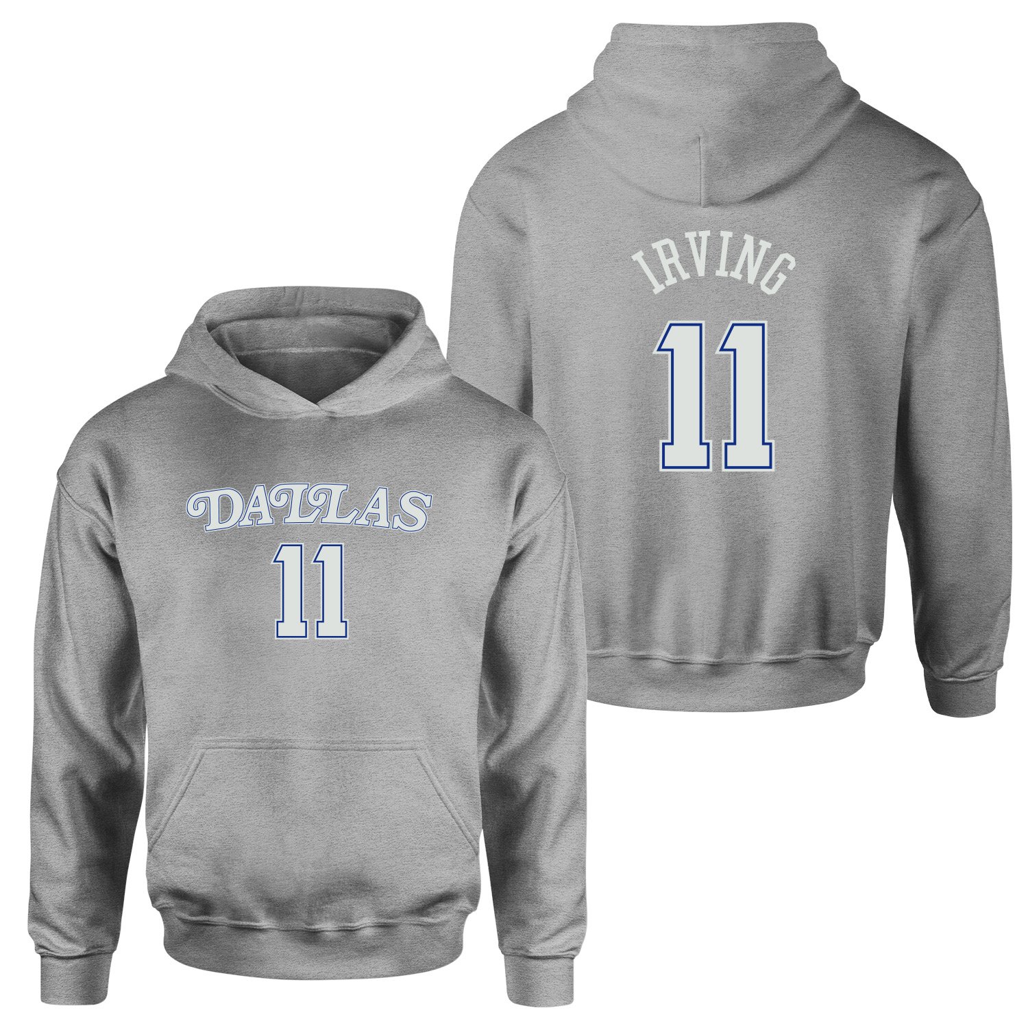 Kyrie Irving 11 Dallas Forma Hoodie S - Gri