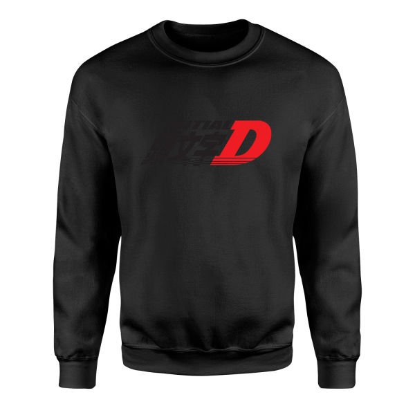 Initial D Sweatshirt M - Siyah