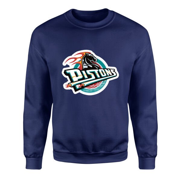 Detroit Retro Sweatshirt M - İndigo Mavisi