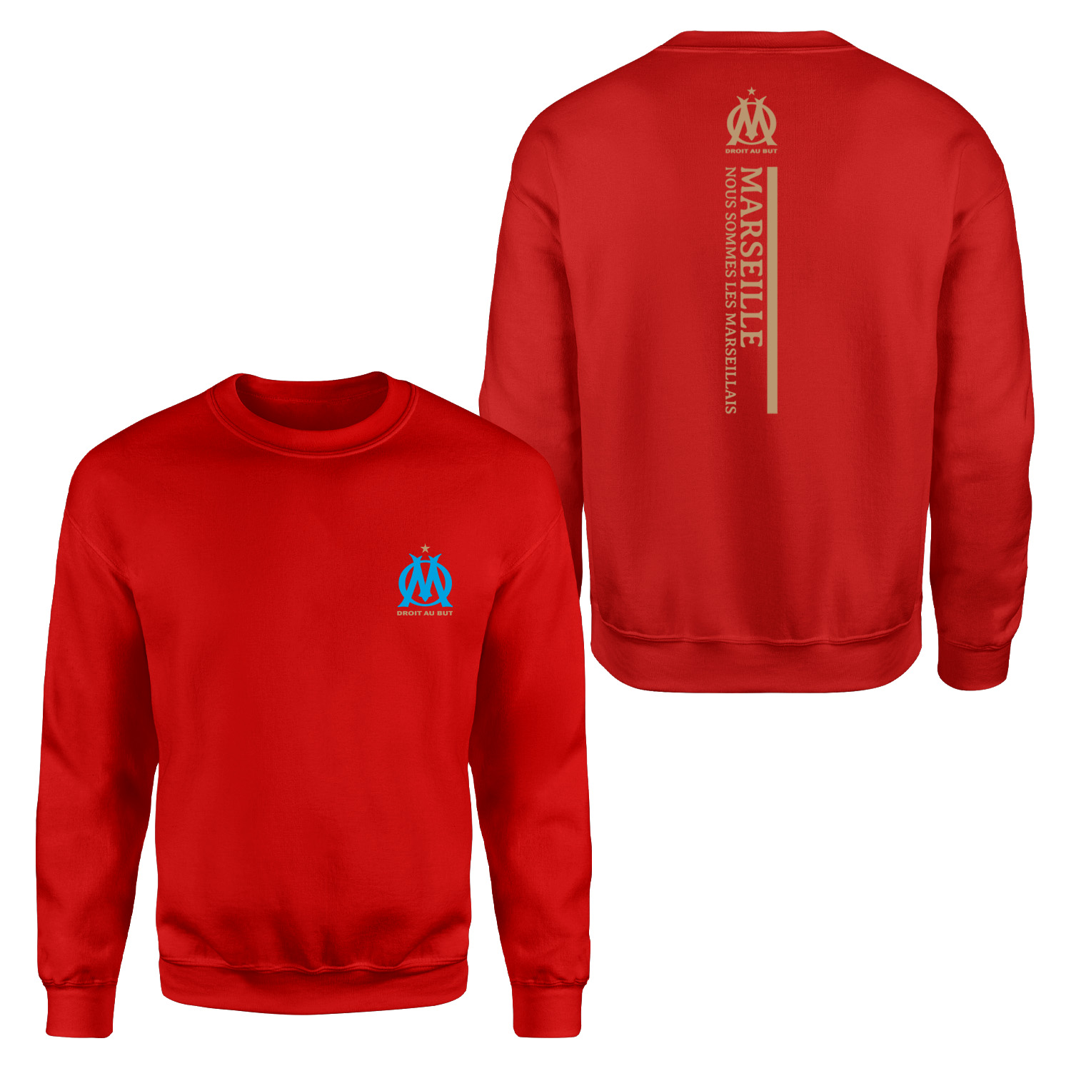 Olympique Marseille Sweatshirt M - Kırmızı