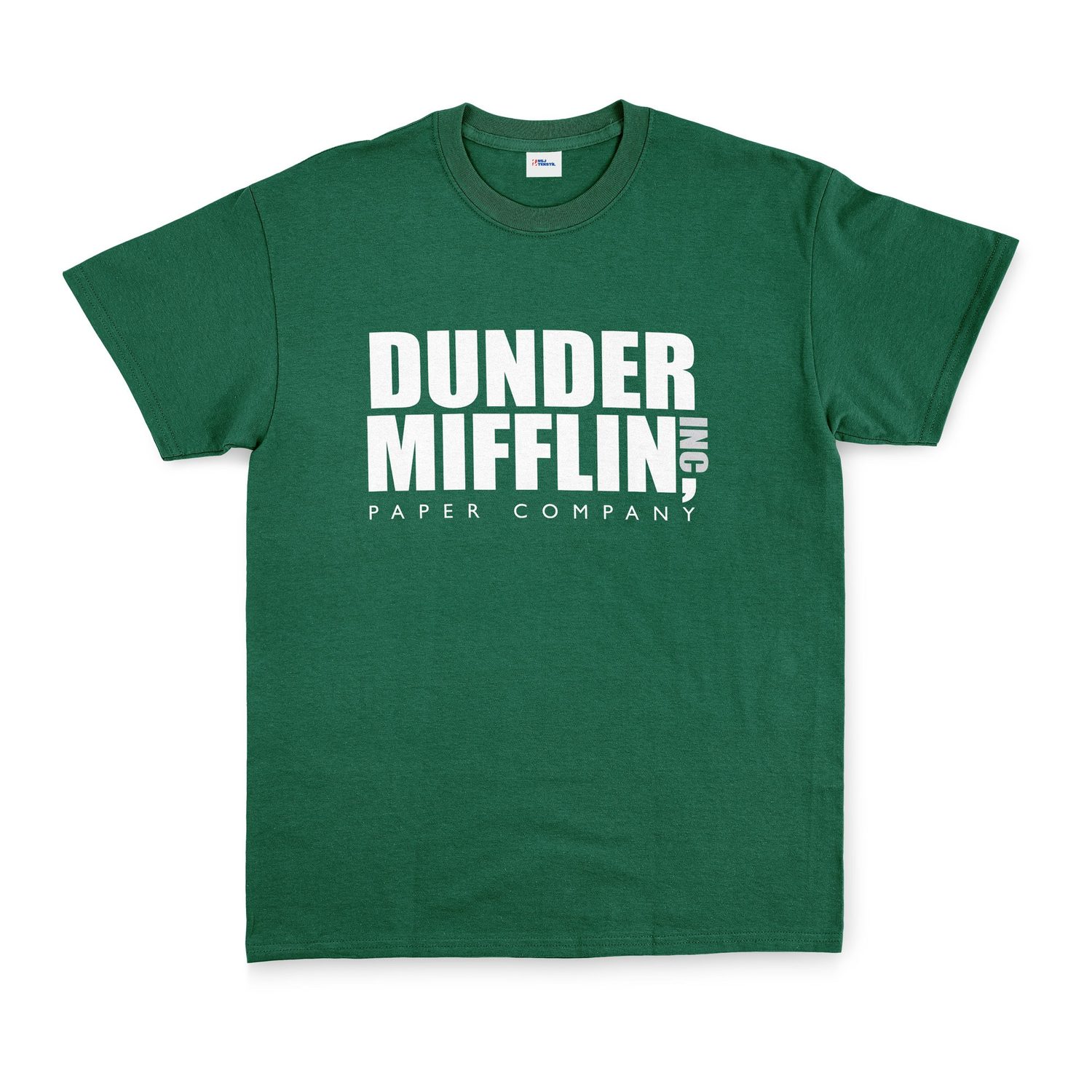 Dunder Mifflin Paper Company, Inc. Tişört L - Nefti Yeşili | OUTLET