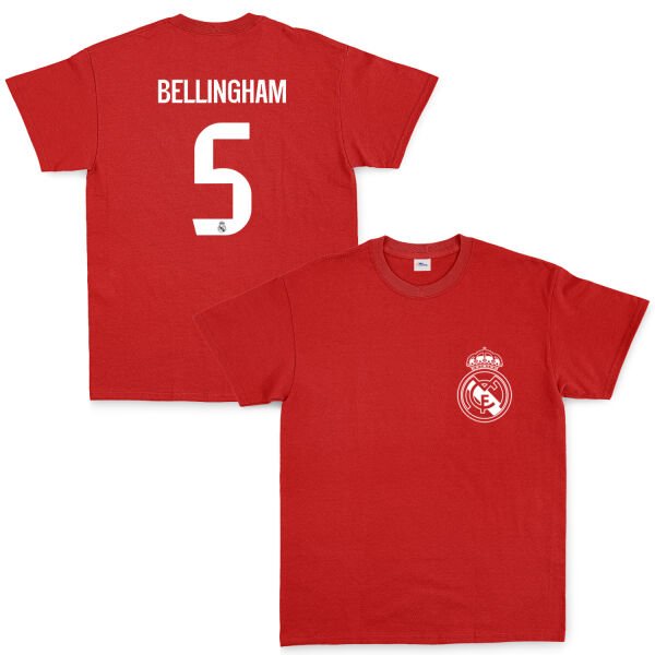 Jude Bellingham RM WH Forma Tişört L - Kırmızı