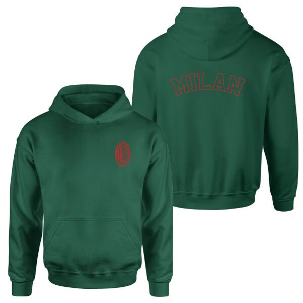 Sempre Milan Hoodie S - Nefti Yeşili