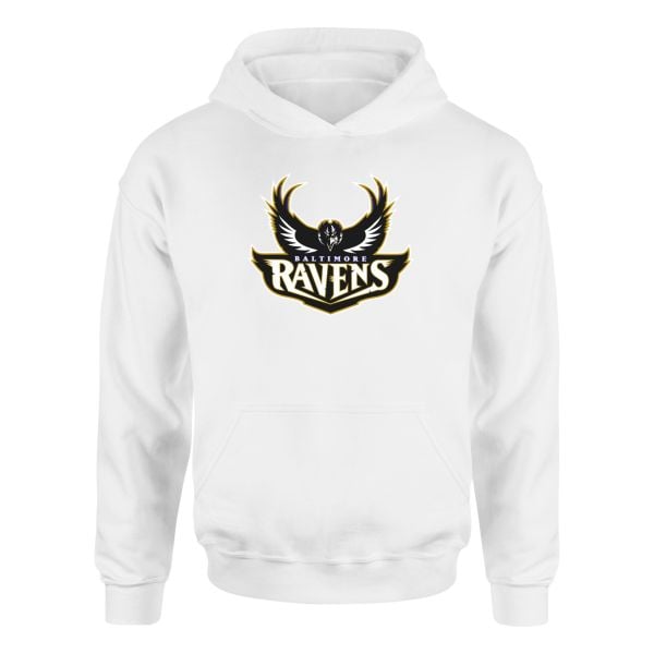 The Ravens Hoodie XL - Beyaz | OUTLET