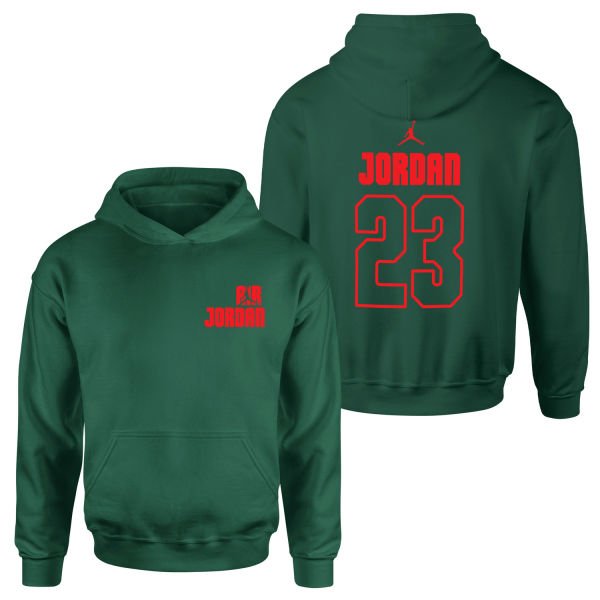 Air Jordan Block 23 Hoodie L - Nefti Yeşili