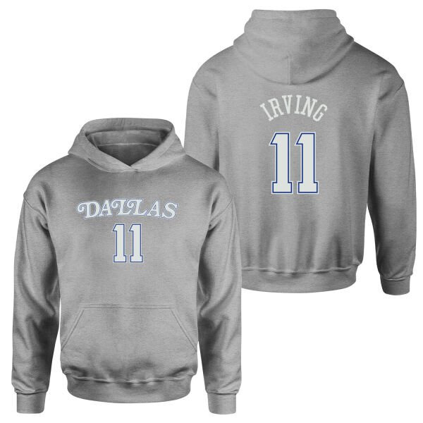 Kyrie Irving 11 Dallas Forma Hoodie L - Gri