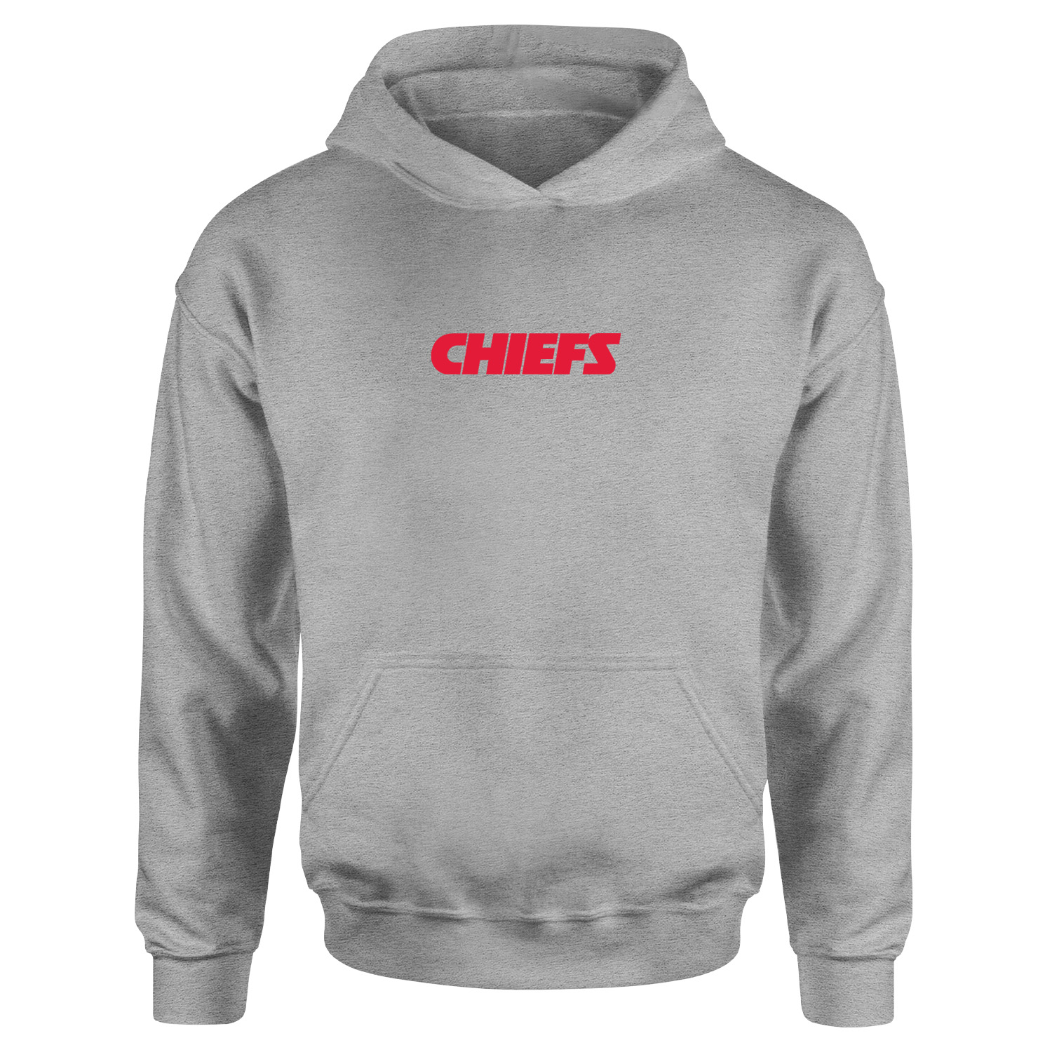 KC CHIEFS Iconic Hoodie S - Gri