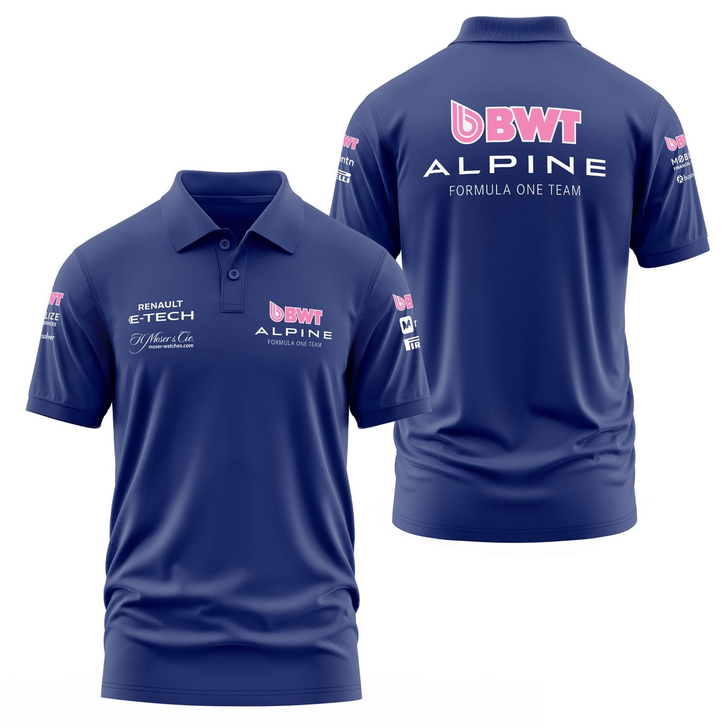 Alpine Racing 2025 Teamline Polo Tişört S - İndigo Mavisi