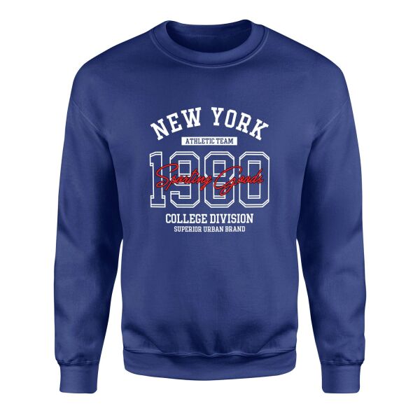 NY Athletic Team SG Sweatshirt S - İndigo Mavisi