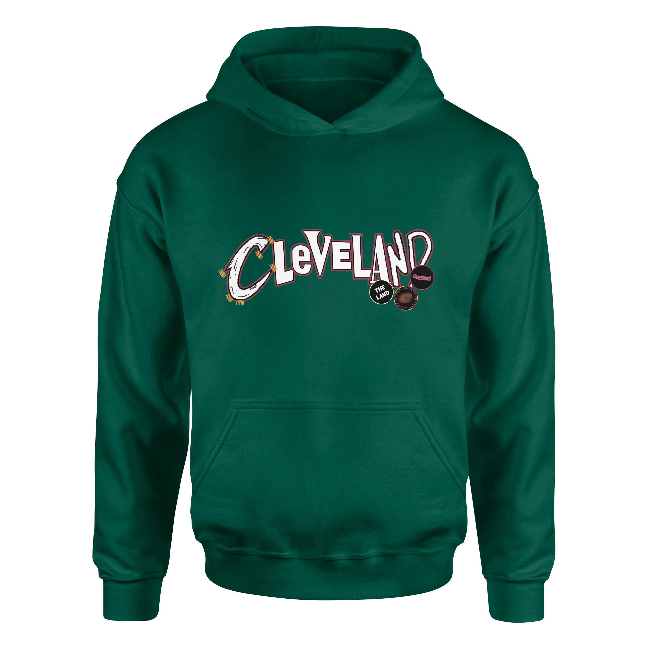 Cleveland The Land Hoodie S - Nefti Yeşili