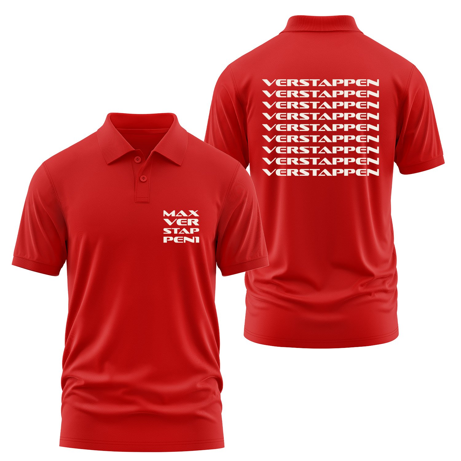 Max Verstappen The One Polo Tişört L - Kırmızı