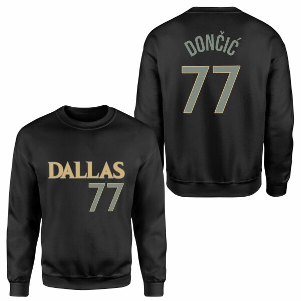 Luka Doncic 77 Forma Sweatshirt L - Siyah