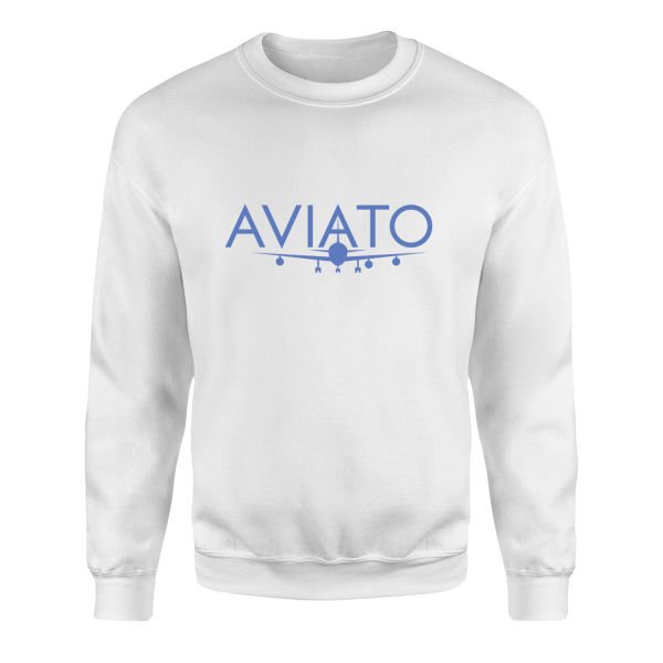 Aviato | Silicon Valley Sweatshirt L - Beyaz