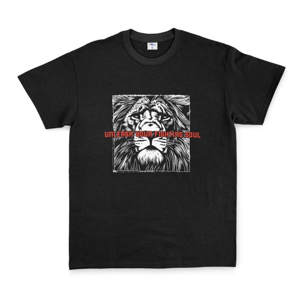 Unleash Your Fighting Soul | Lion III Tişört L - Siyah