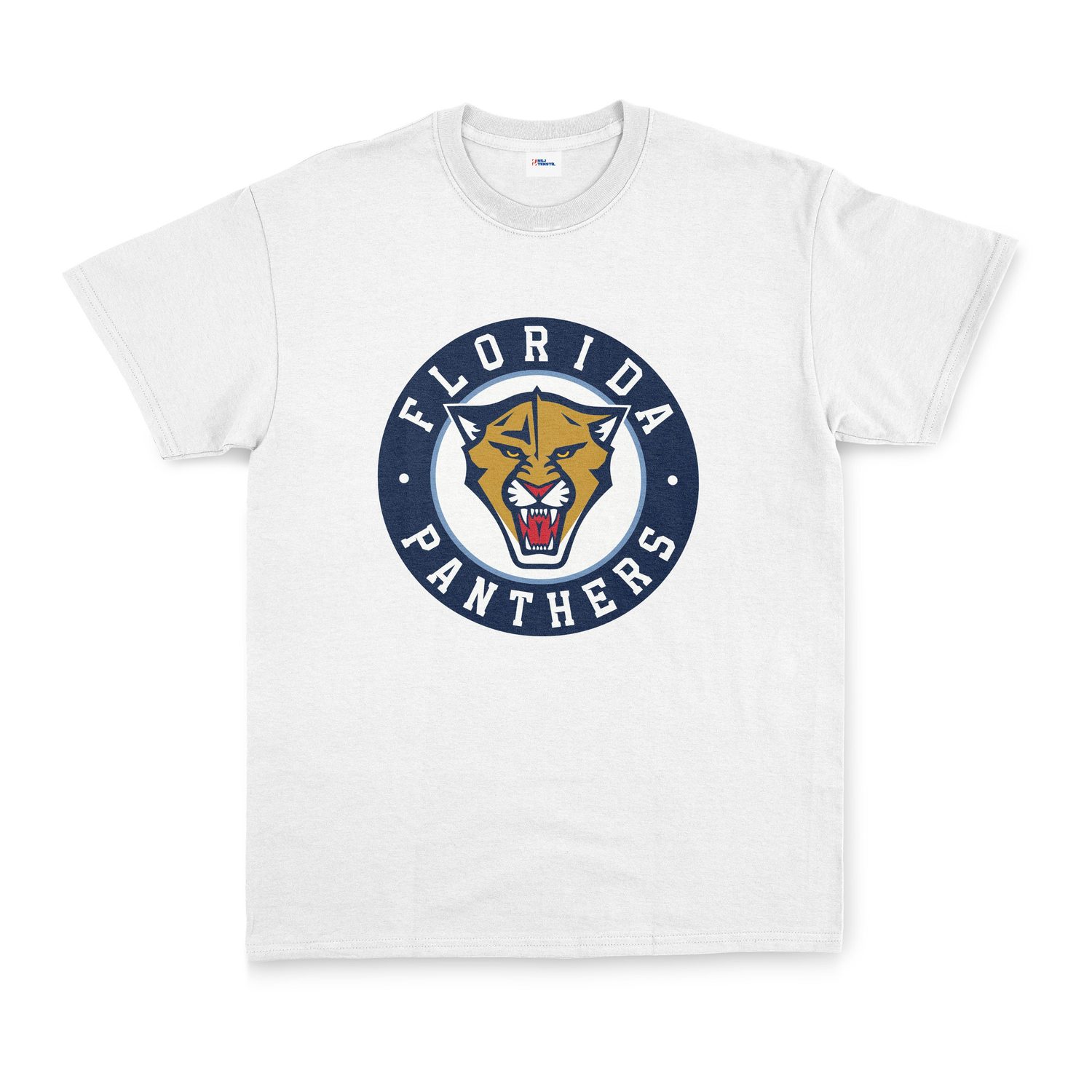 Florida Panthers Badge Tişört L - Beyaz