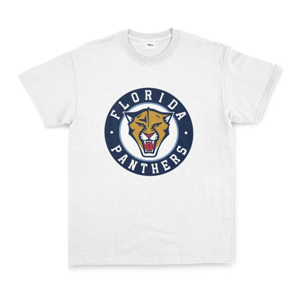 Florida Panthers Badge Tişört L - Beyaz