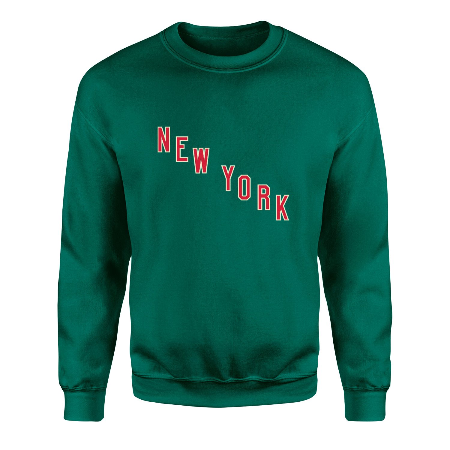 New York Rangers Shield Sweatshirt XXL - Nefti Yeşili